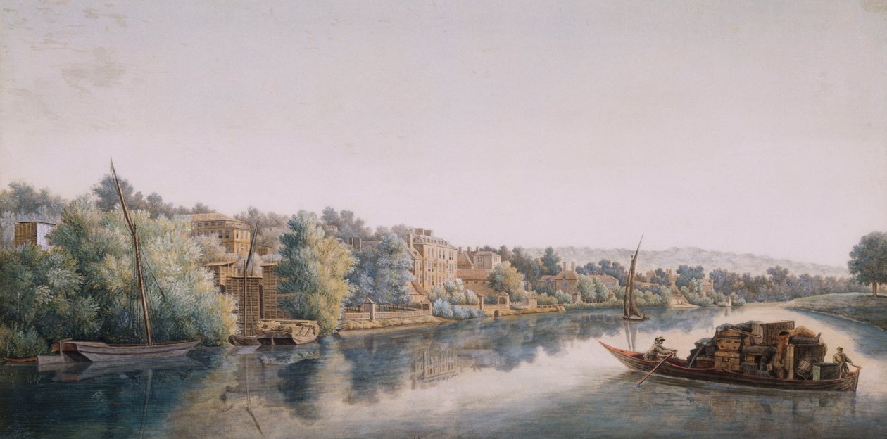 نهر التايمز في ريتشموند ، 1770-1780 بواسطة وليام مارلو