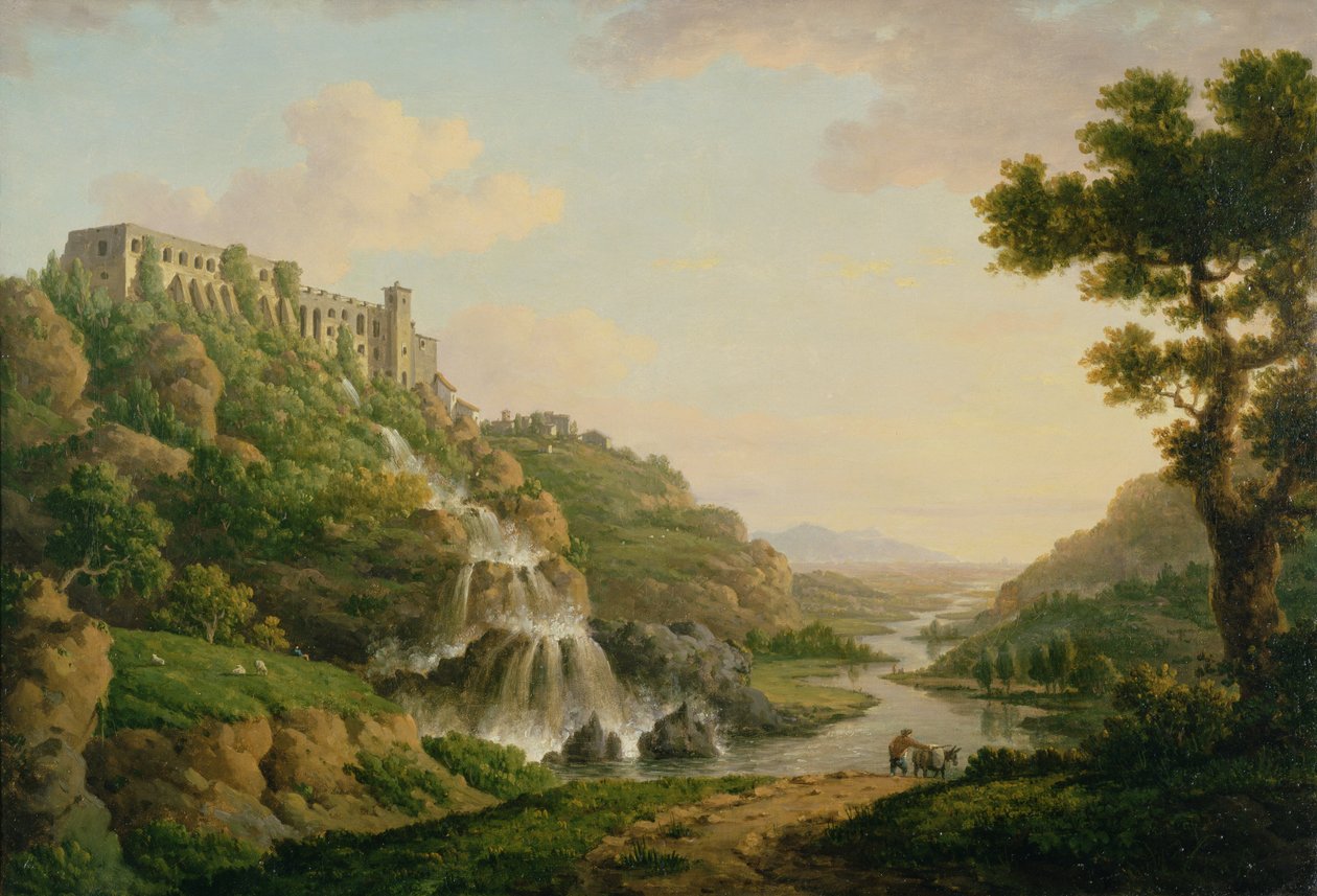 فيلا Maecenas Tivoli ، حوالي 1770 (ألوان مائية) بواسطة وليام مارلو