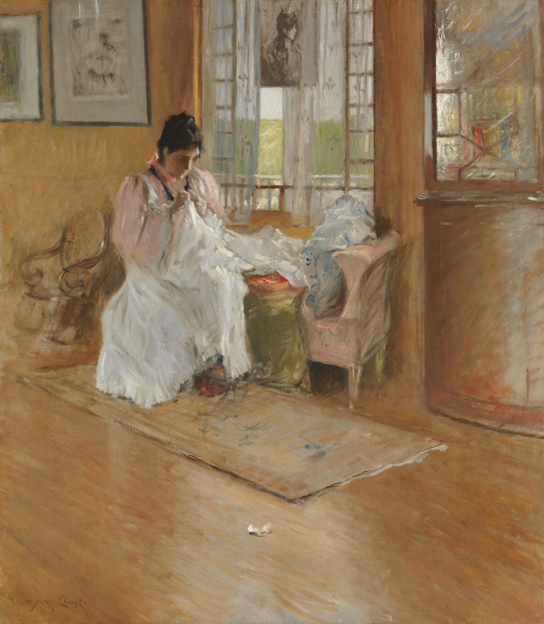 بالنسبة للصغير ، حوالي 1896 (زيت على قماش) بواسطة وليام ميريت تشيس