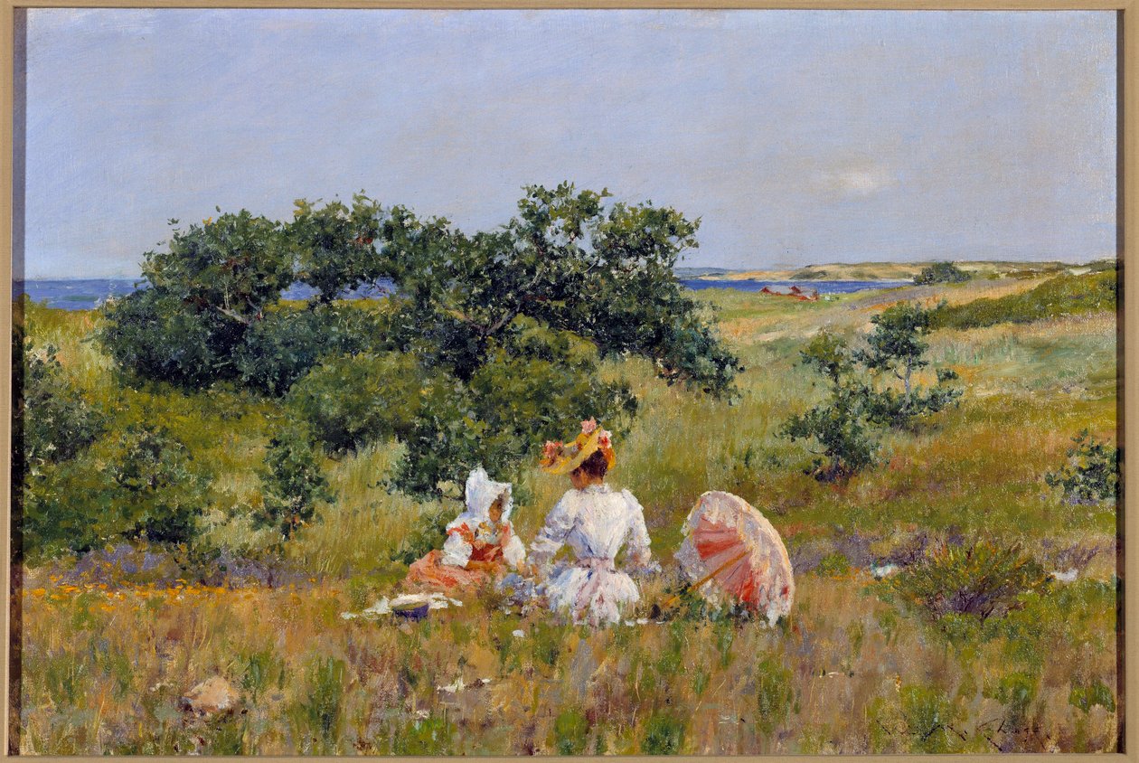 لو تيل دي رسوم لوحة لويليام ميريت تشيس (1849-1916) (أمير.) 1892 مجموعة خاصة بواسطة وليام ميريت تشيس