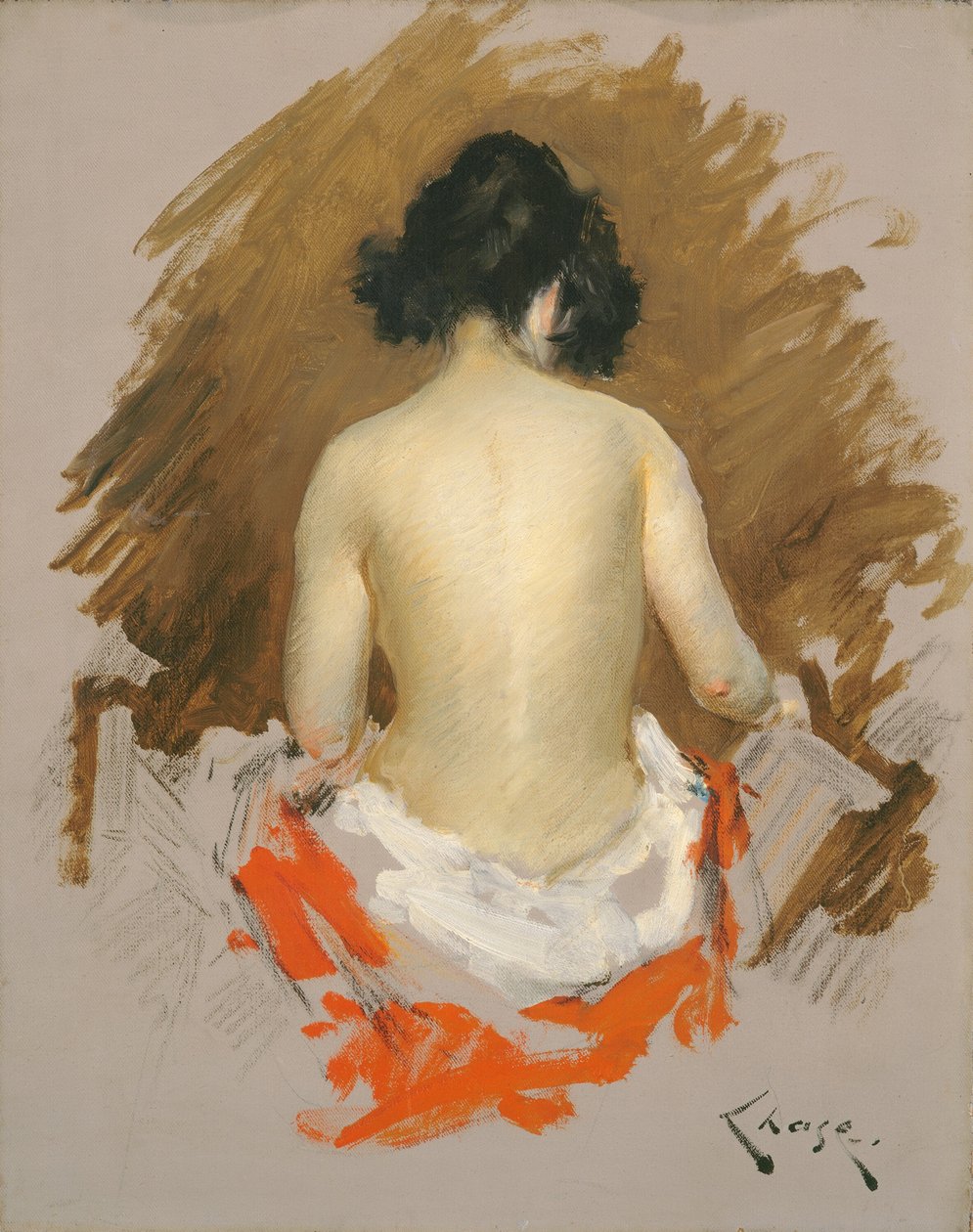 عارية ، ج. 1901. بواسطة وليام ميريت تشيس