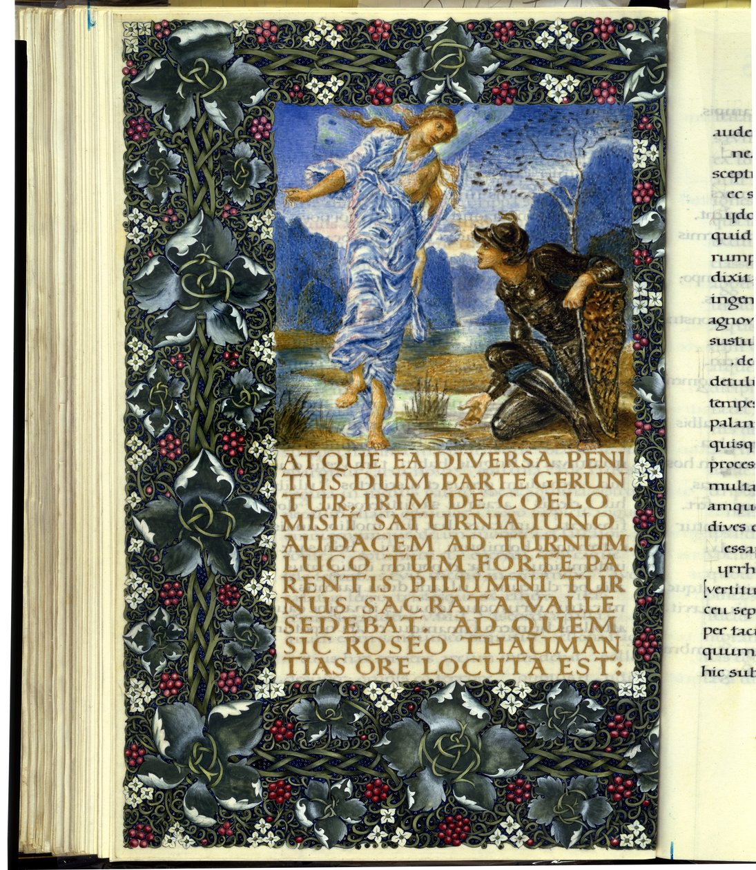 ظهور القزحية قبل Turnus ، افتتاح الكتاب التاسع لـ Virgil "S" Aeneid بواسطة وليام موريس
