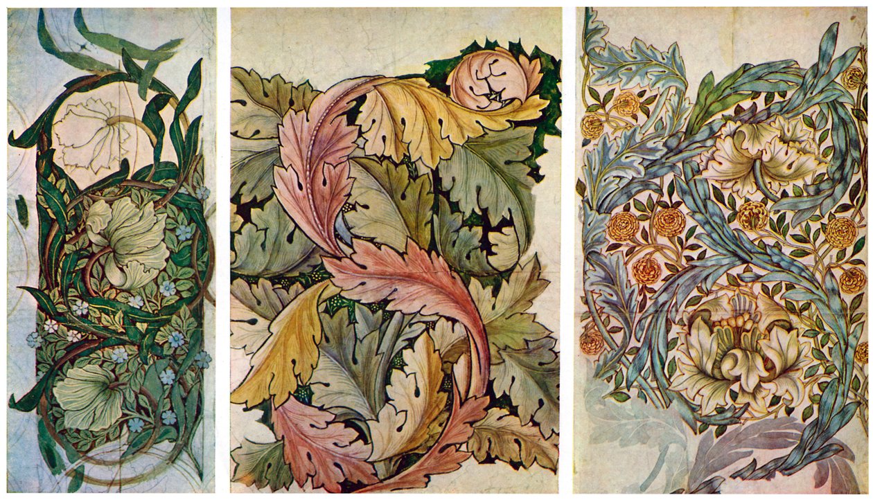 رسومات عمل وليام موريس 1834-1896 ، 1934. بواسطة وليام موريس