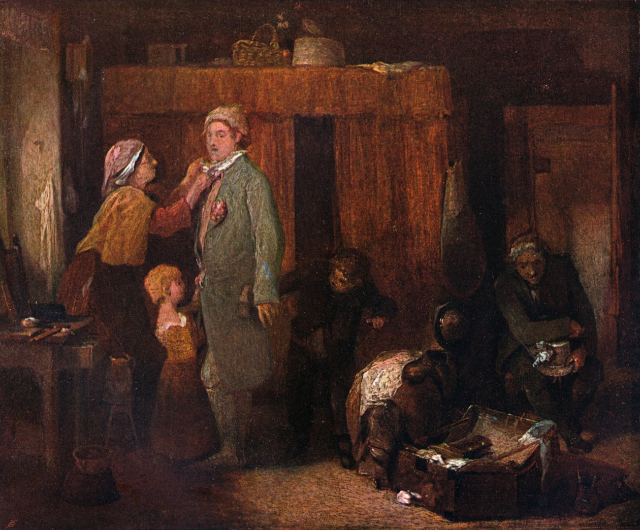 يوم الزفاف ، c1845 1904 بواسطة وليام مولريدي