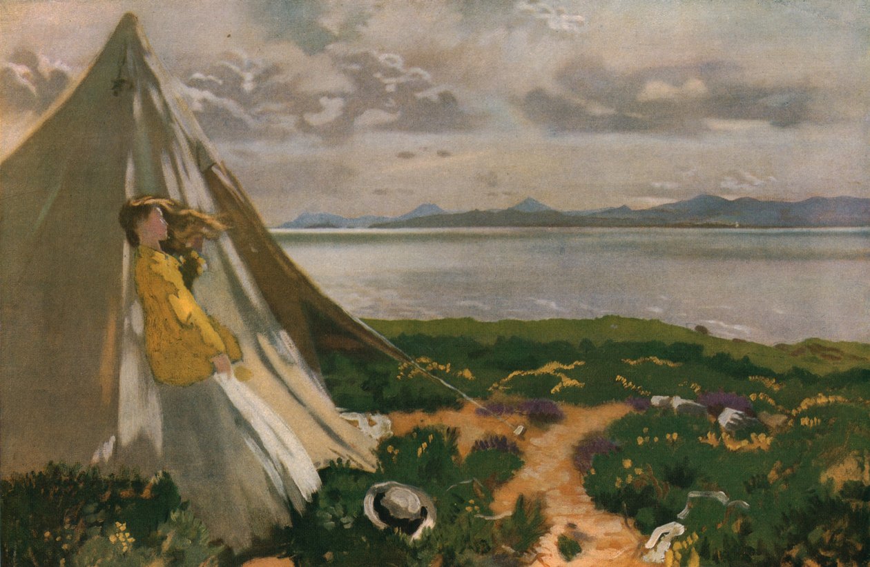 يوم منسم: Howth Head ، أوائل القرن العشرين ، c1930. بواسطة وليام نيوينهام مونتاج أوربن