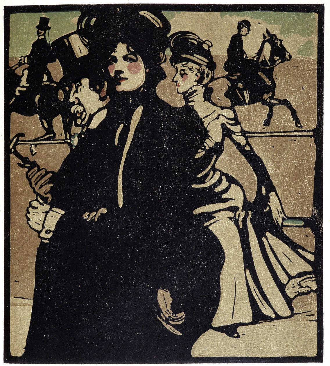 الأرستقراطيين في السباقات ، لندن - في "أنواع لندن" ، بقلم ويليام نيكولسون (1872-1949) ، إد فلوري بواسطة وليام نيكلسون