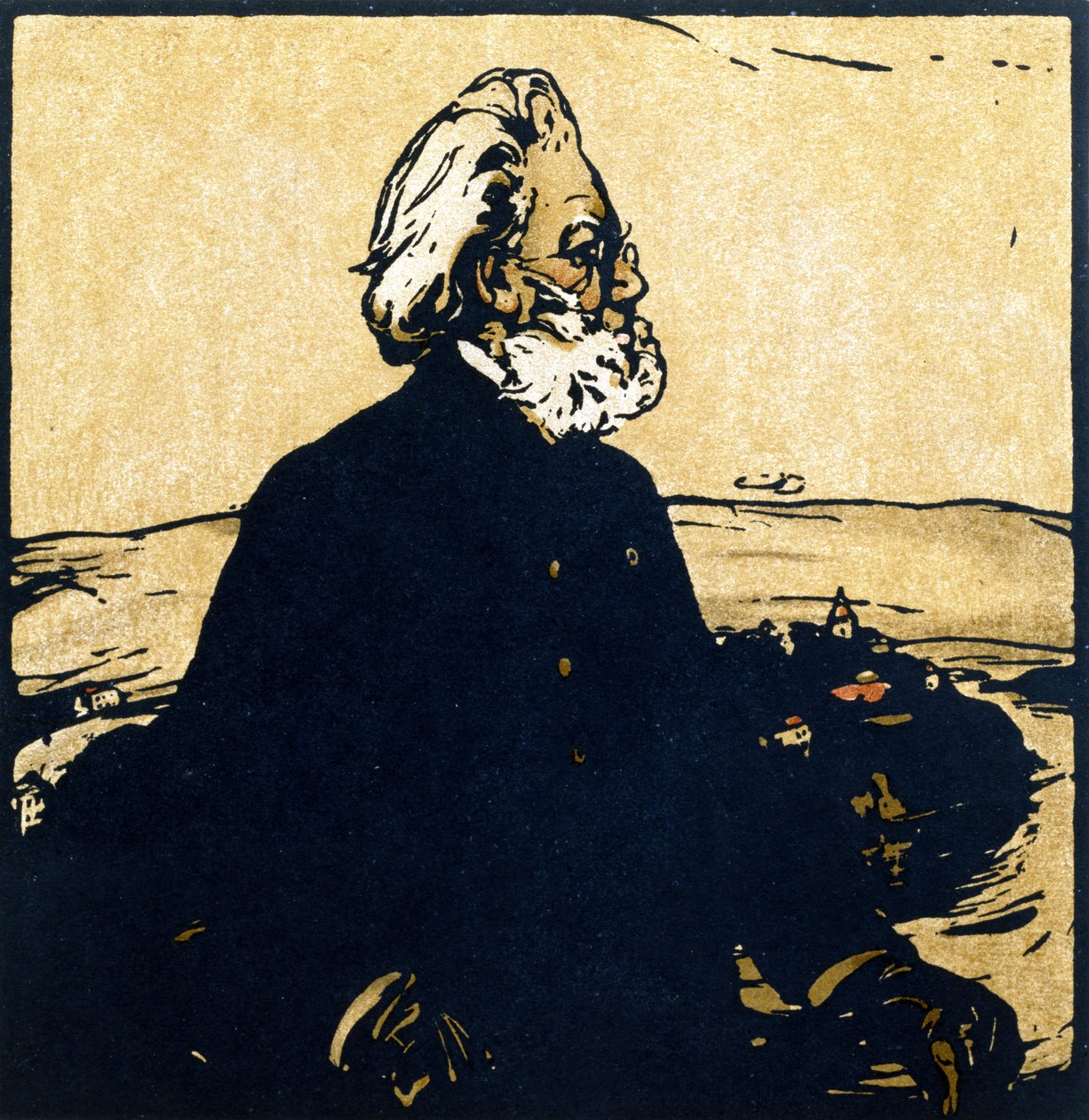 هنريك إبسن ، من "Twelve Portraits - Second Series" ، نشر لأول مرة بواسطة William Heinemann بواسطة وليام نيكلسون