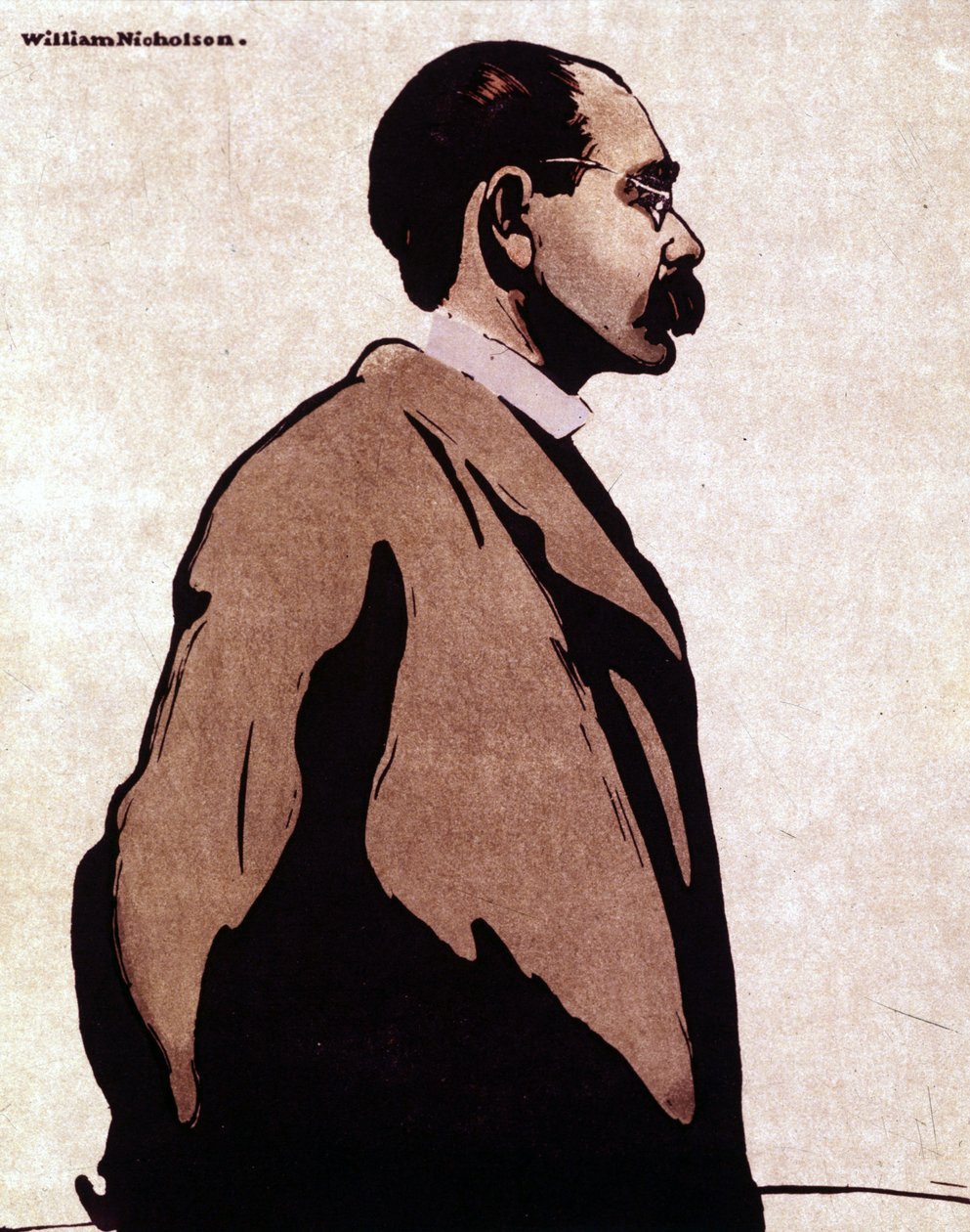 صورة لروديارد كيبلينج - بقلم ويليام نيكلسون (1872-1949) بواسطة وليام نيكلسون