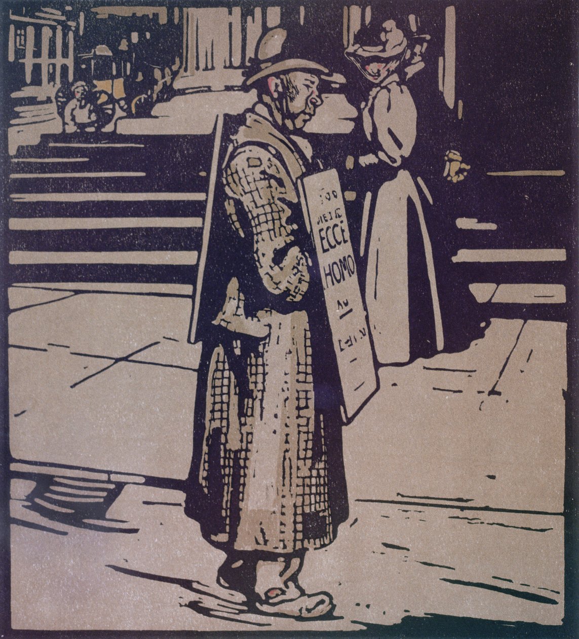 ساندويتش مان من كتاب "London Types" الذي نشره William Heinemann بواسطة وليام نيكلسون