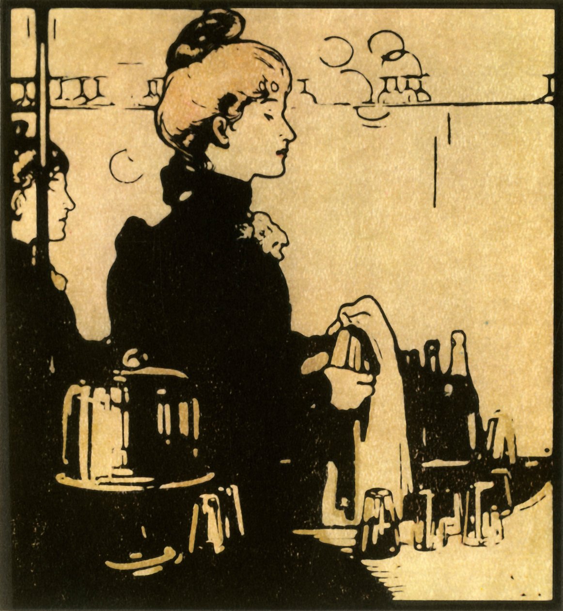 The Barmaid، 1888، 1946. بواسطة وليام نيكلسون
