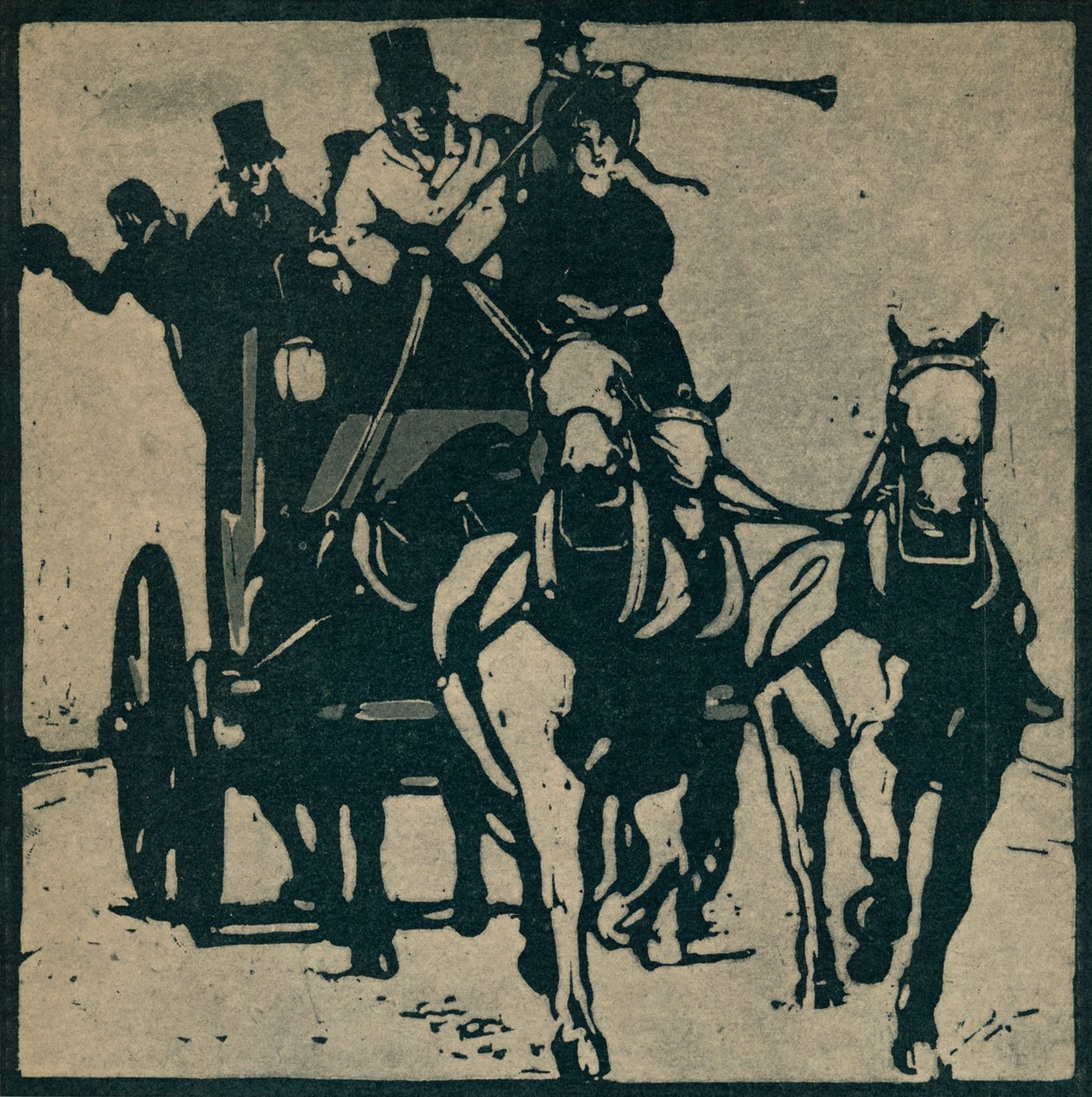 The Four-In-Hand ، c1898 ، 1935. بواسطة وليام نيكلسون