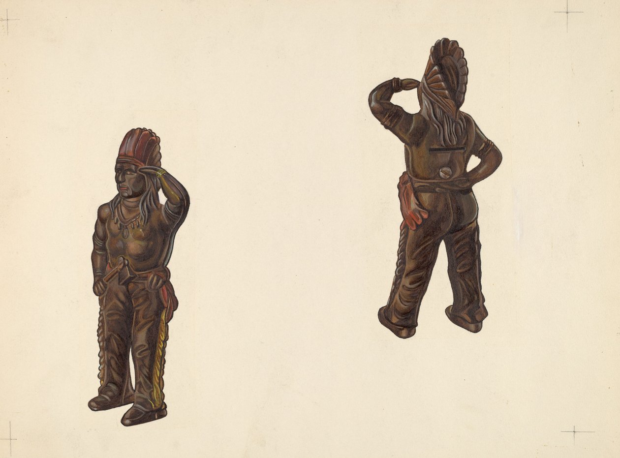 الهندي رئيس البنك كوين ، c. 1938. بواسطة وليام أو. فليتشر