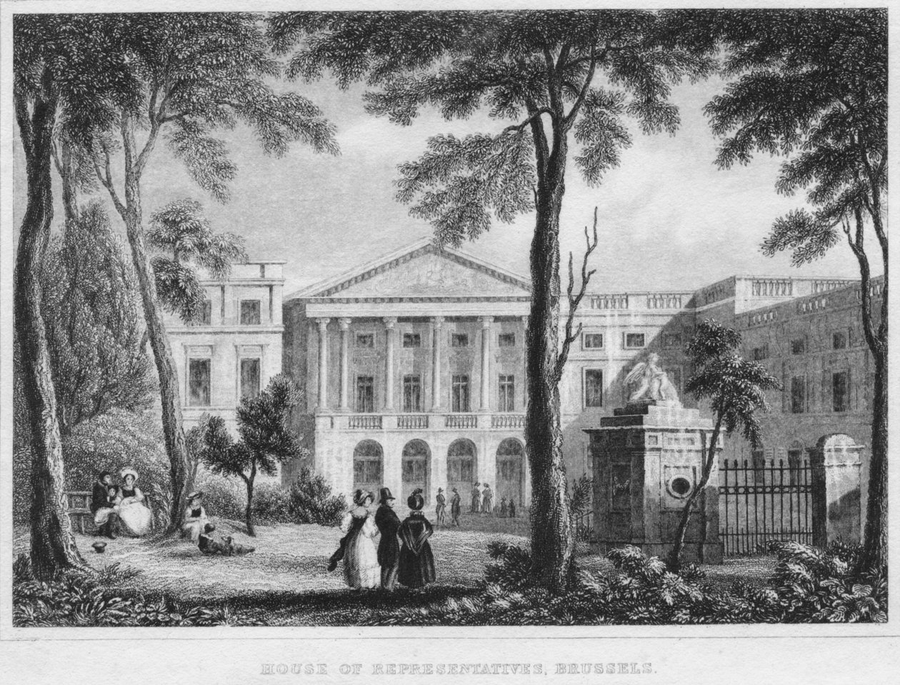 مجلس النواب ، بروكسل ، 1850 بواسطة وليام أوين