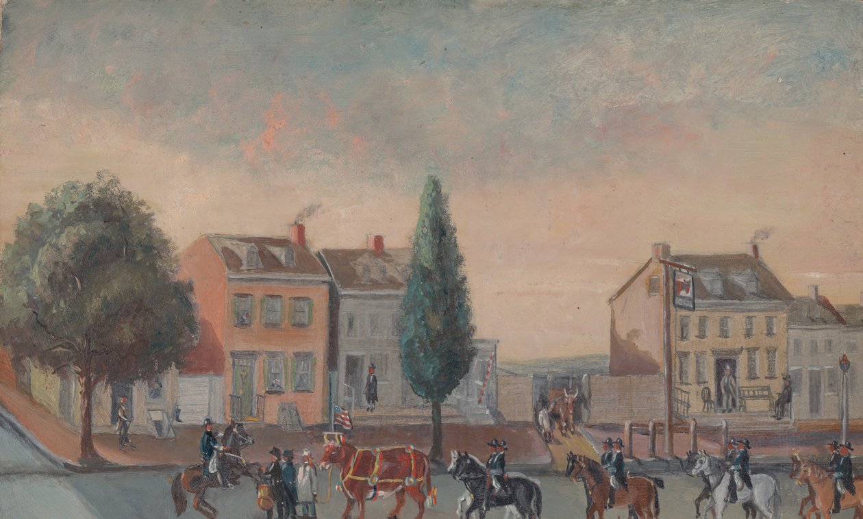 Bull's Head Tavern ، 1870s. بواسطة وليام ب. تشابل