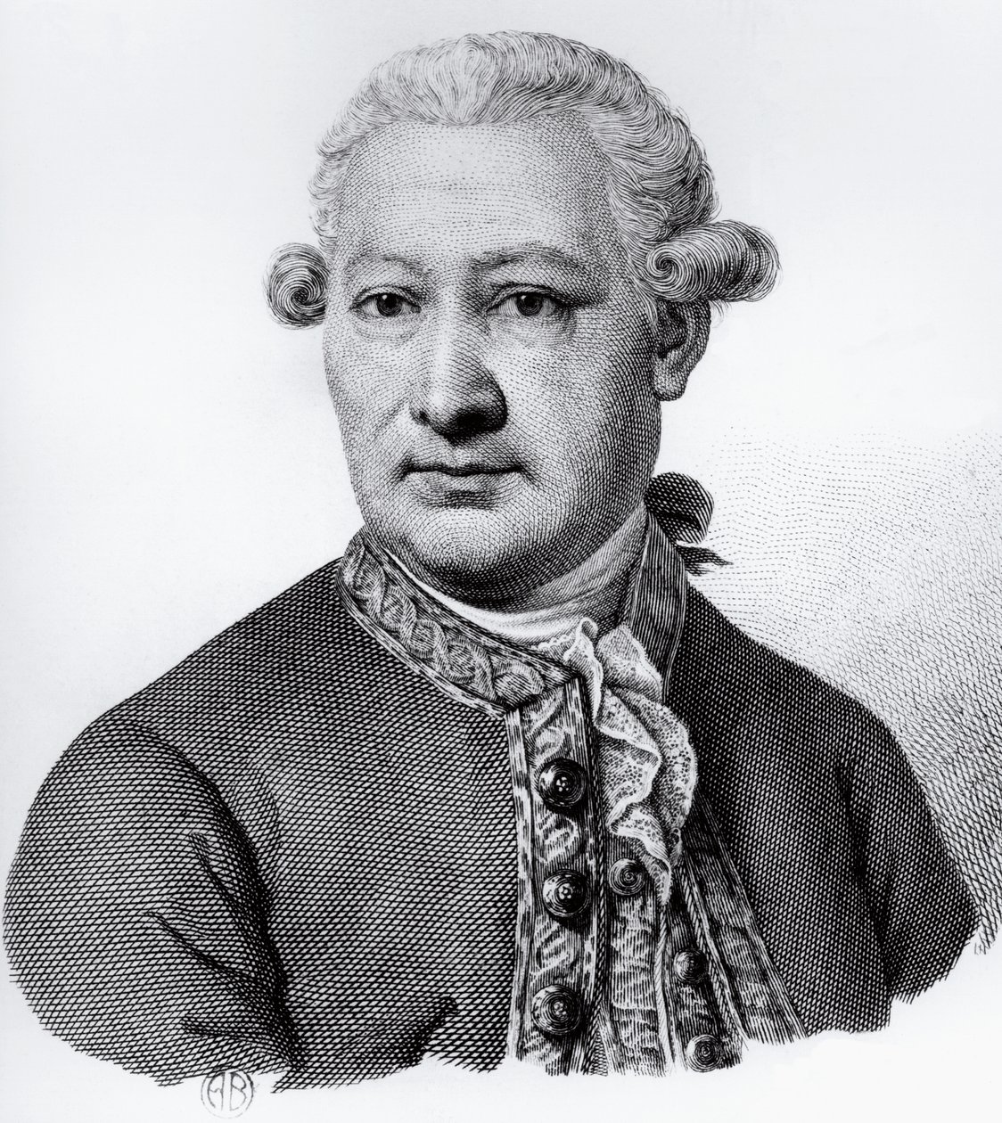 صورة جيوفاني أليساندرو برامبيلا (1728-1800) ، بارون كاربيانو ، عالم تشريح إيطالي وطبيب وطبيب ، نقش بواسطة الكسندر جبرائيل (بعد) ديكامبس