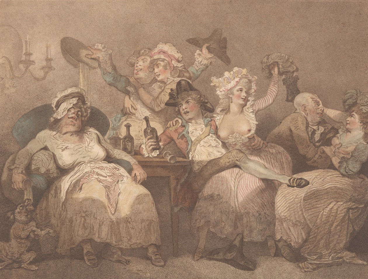 رسم تخطيطي من الطبيعة 24 يناير 1784. بواسطة وليام بوليت كاري