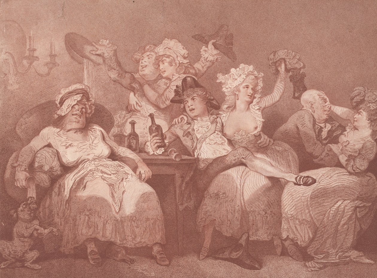 رسم تخطيطي من الطبيعة 24 يناير 1784. بواسطة وليام بوليت كاري