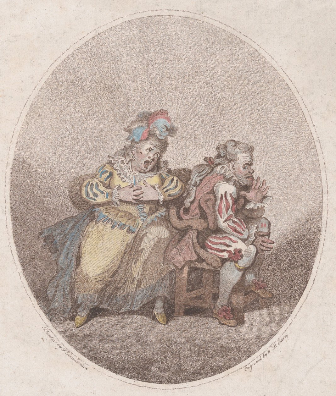 The Duenna & Little Isaac ، 1 أبريل 1784. بواسطة وليام بوليت كاري