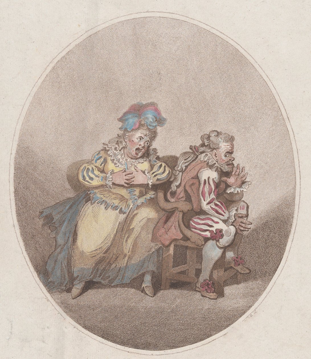 The Duenna & Little Isaac ، 1 أبريل 1784. بواسطة وليام بوليت كاري