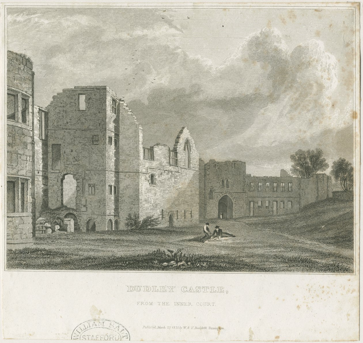 قلعة دودلي - The Keep: نقش على الفولاذ ، بدون تاريخ [c1831] بواسطة وليام رادكليف