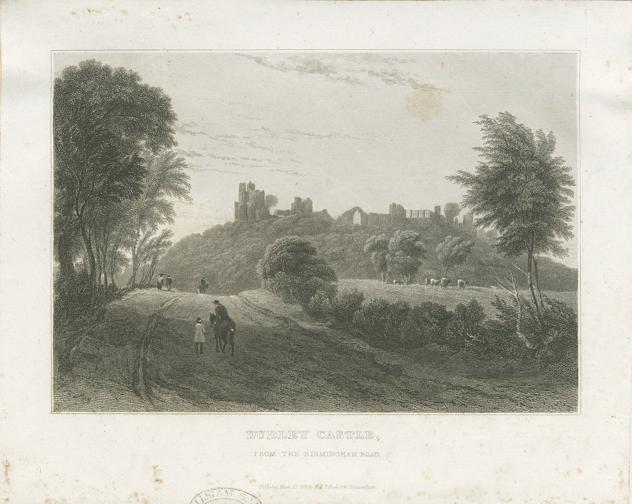 قلعة دودلي: نقش على الصلب ، بدون تاريخ [c1831] (طباعة) بواسطة وليام رادكليف