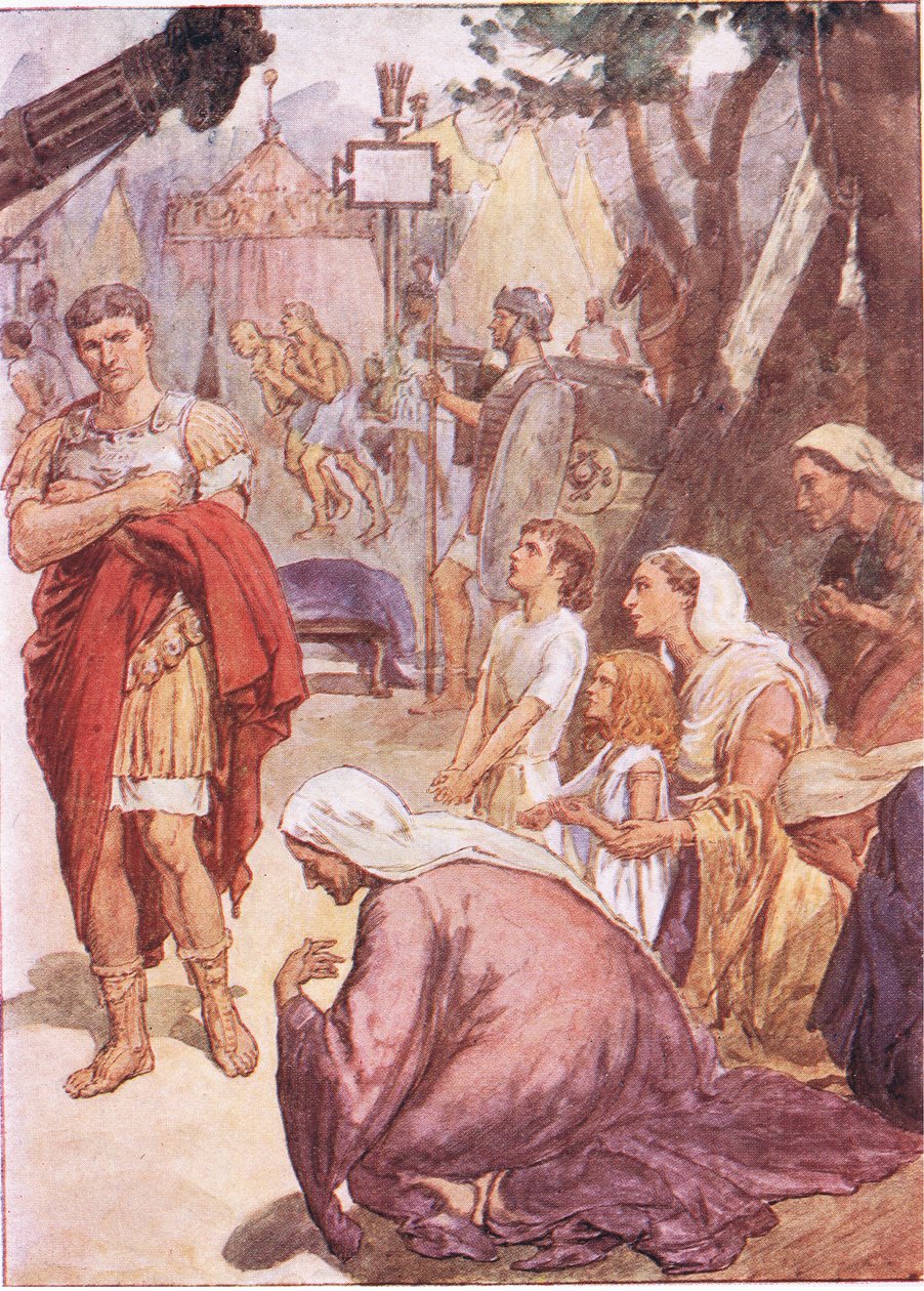 كوريولانوس ورواد روما ، من Plutarch Lives الذي نشرته TC & EC Jack Ltd بواسطة وليام ريني