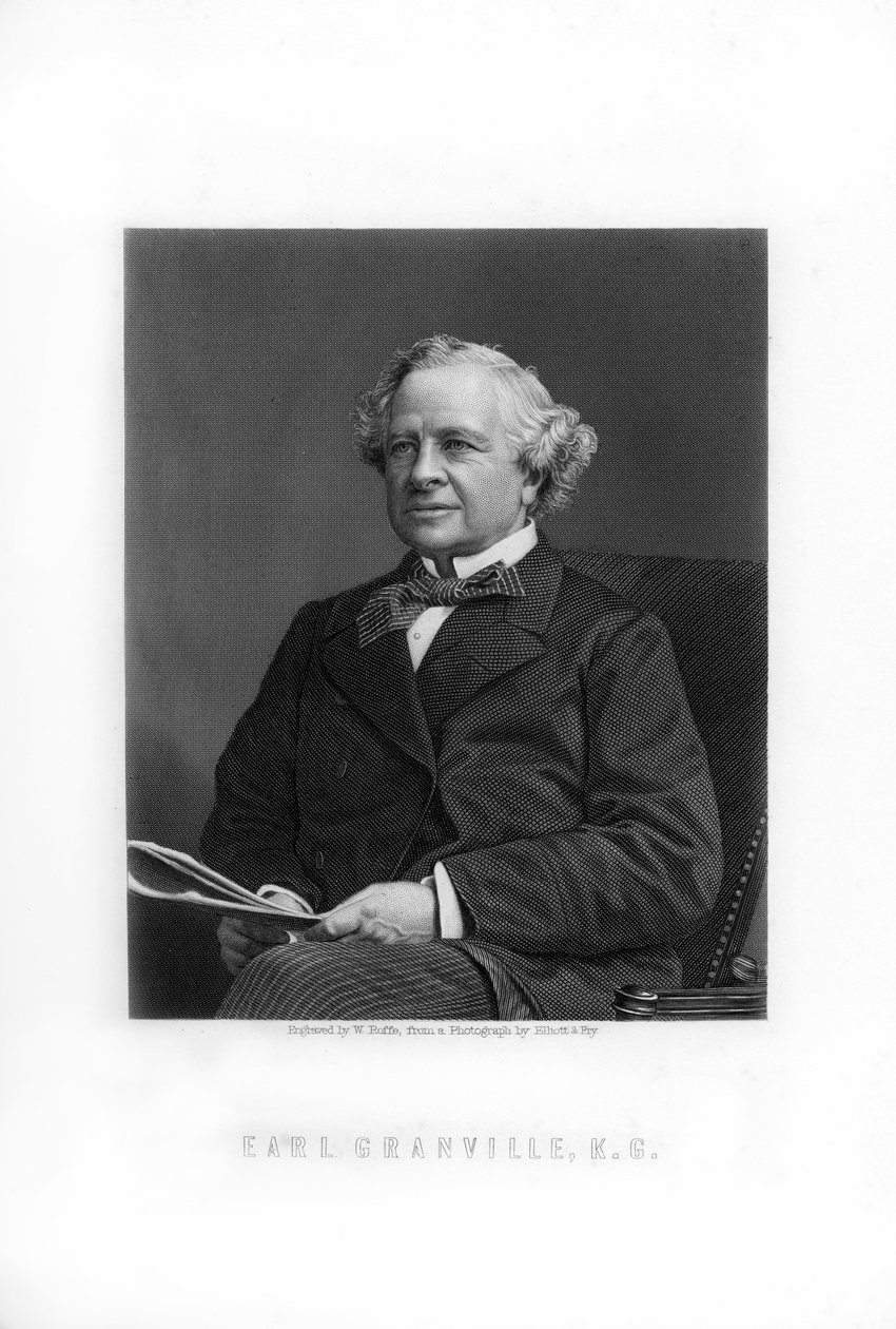 Granville George Leveson-Gower ، 2nd Earl Granville ، رجل دولة ليبرالي بريطاني ، 1893. بواسطة وليام روف