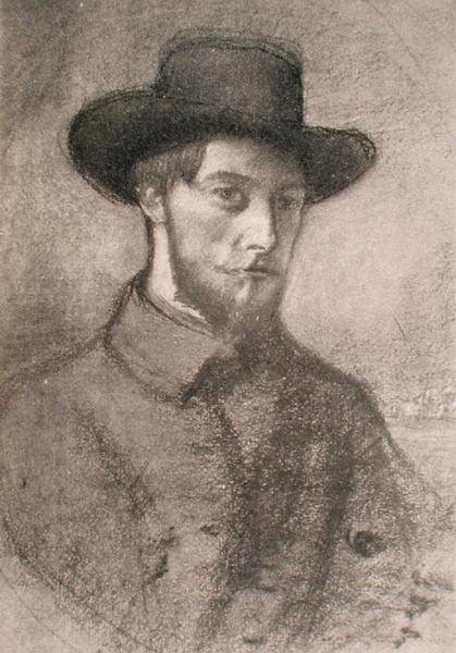 صورة أوغسطس جون (1879-1961) (ليثو) بواسطة وليام روثنشتاين