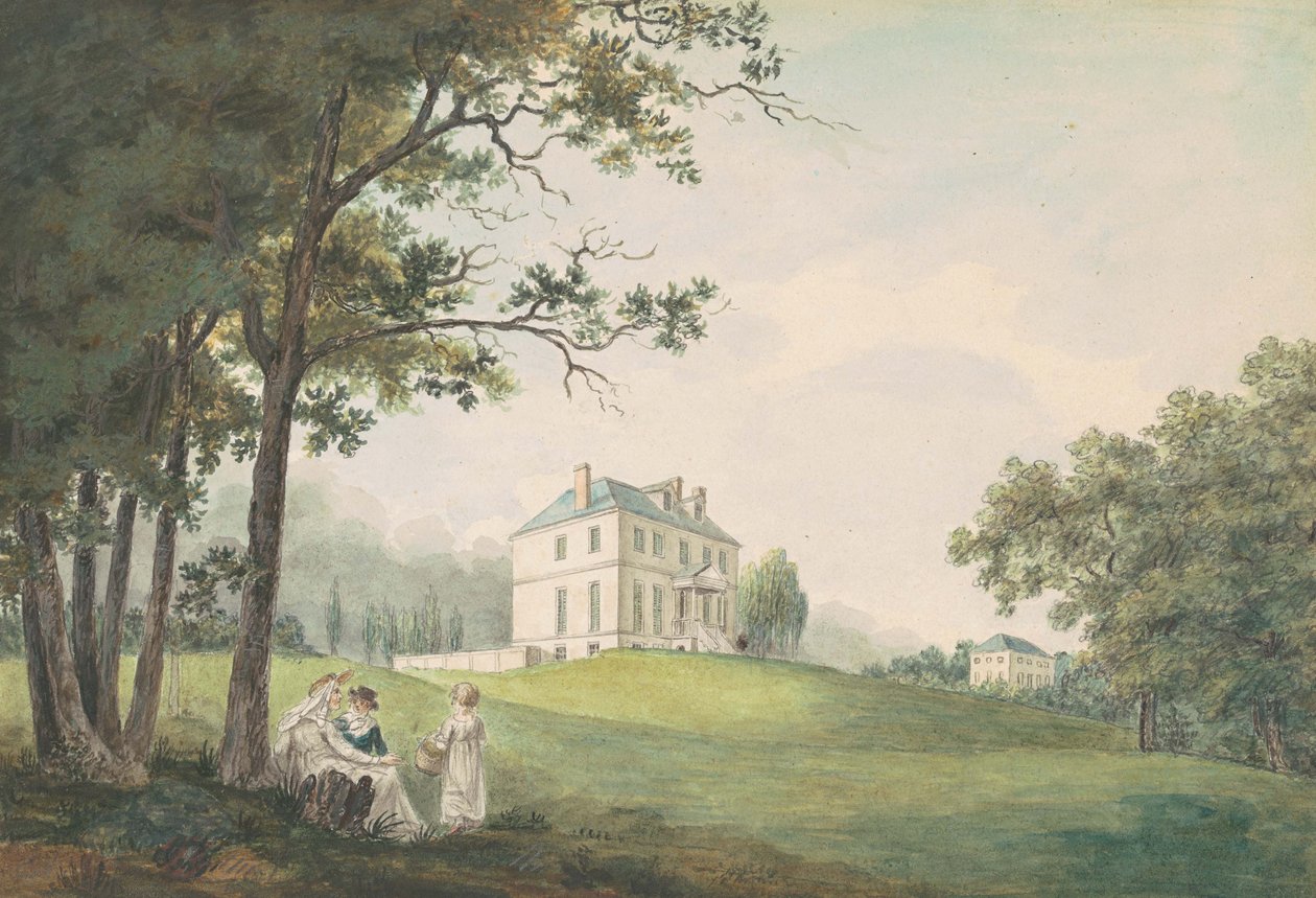 Sweet Briar ، c.1808 (ألوان مائية وجرافيت على ورق منسوج) بواسطة وليام راسل بيرش