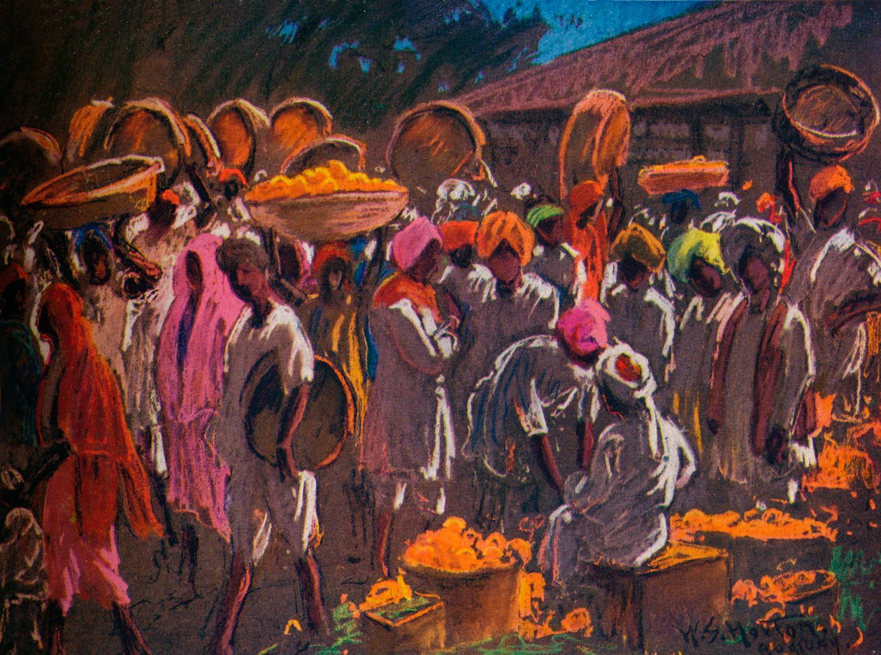 سوق أورانج ، بومباي ، c1910 1935. بواسطة وليام صموئيل هورتون