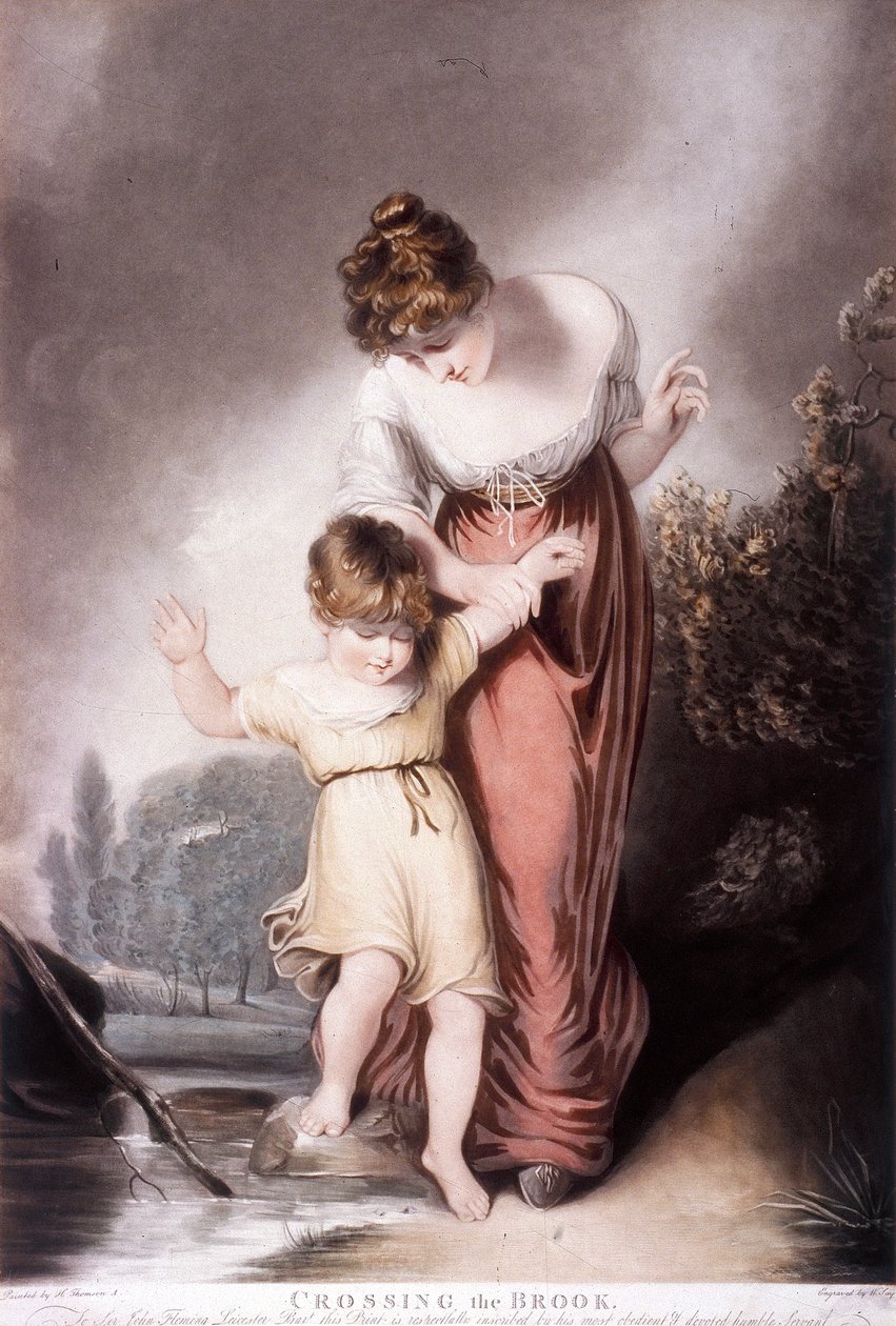 "عبور بروك" ، c1803 بواسطة وليام ساي