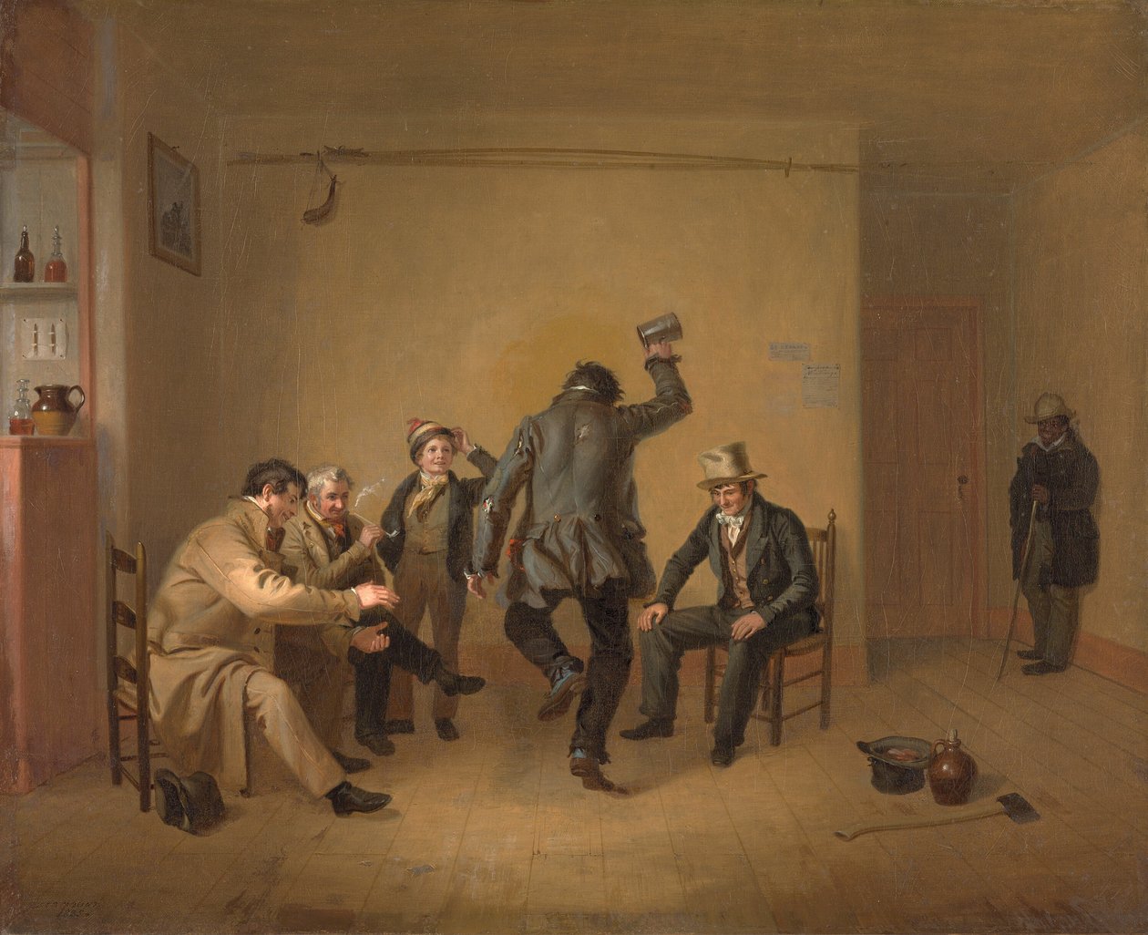 مشهد غرفة البار ، 1835. بواسطة وليام سيدني جبل