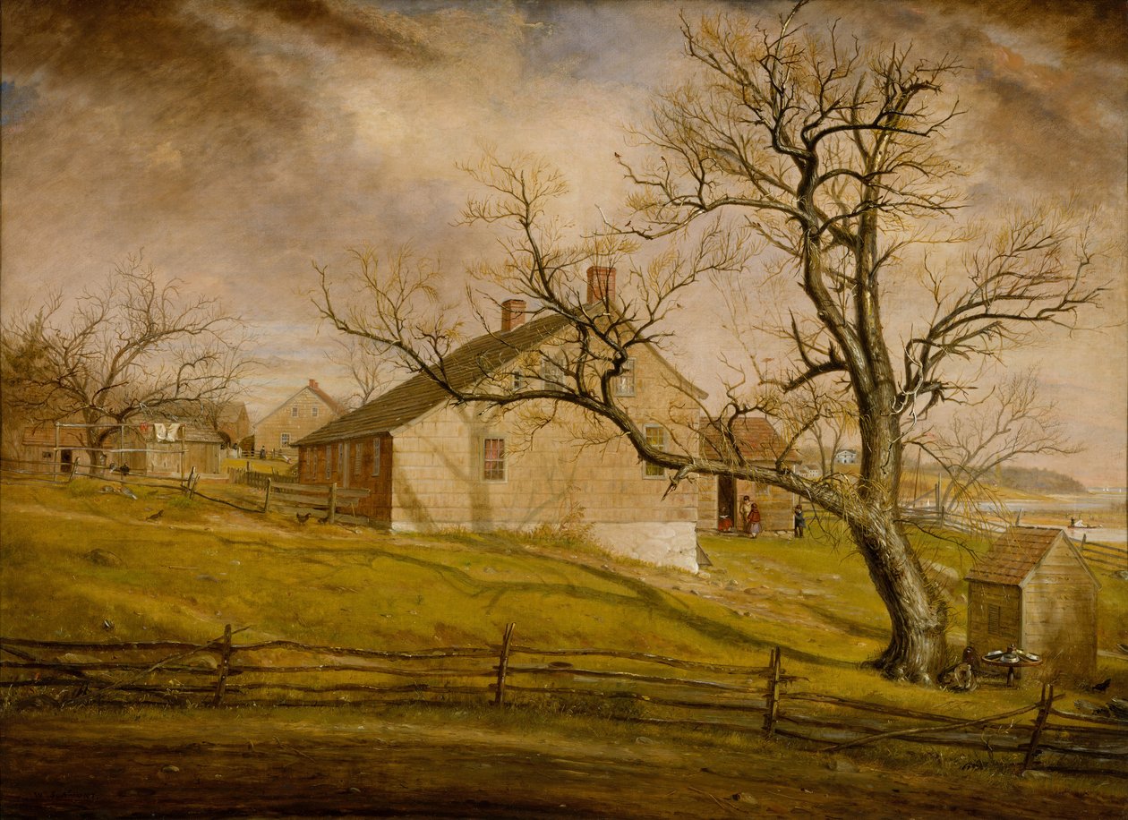 مزارع لونج آيلاند ، 1862-1863. بواسطة وليام سيدني جبل