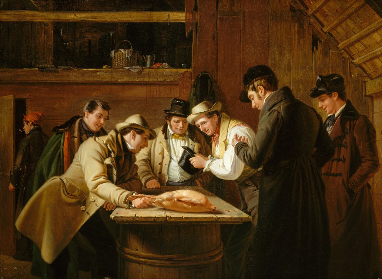 يانصيب رافيل لجوس ، 1837. بواسطة وليام سيدني جبل