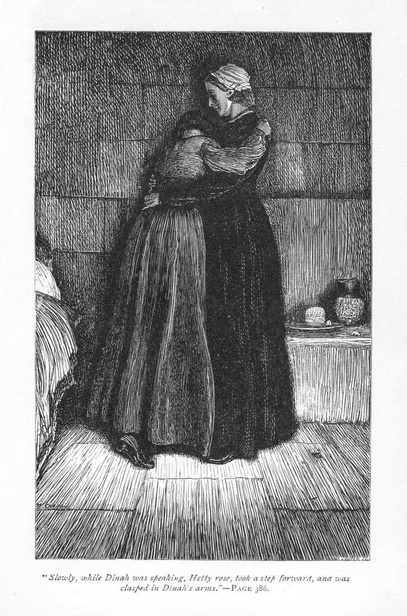 مشهد من آدم بيد لجورج إليوت ، c1885 بواسطة وليام سمول