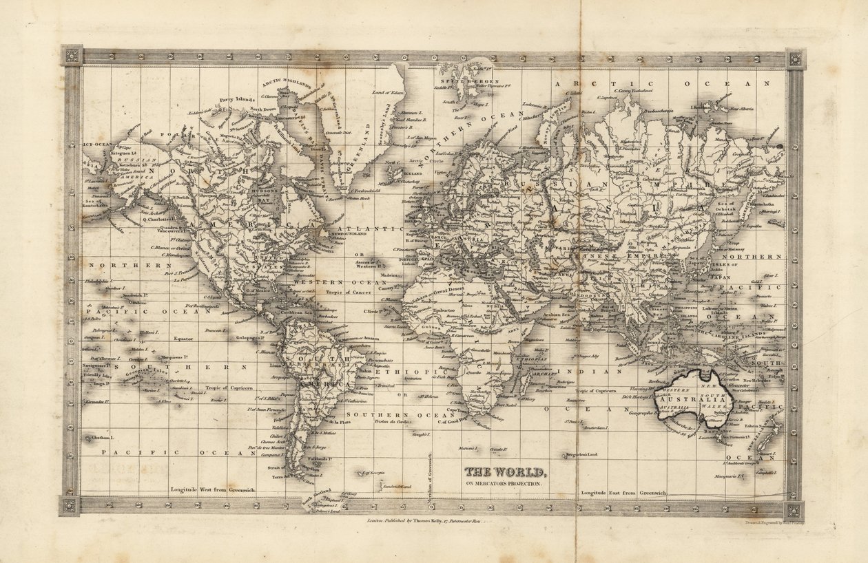 Map of the World بواسطة وليام سميلي