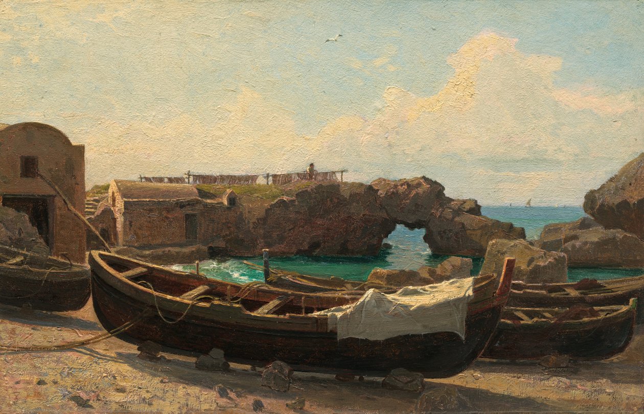 مارينا بيكولا ، كابري ، ج. 1858. بواسطة وليام ستانلي هاسيلتين