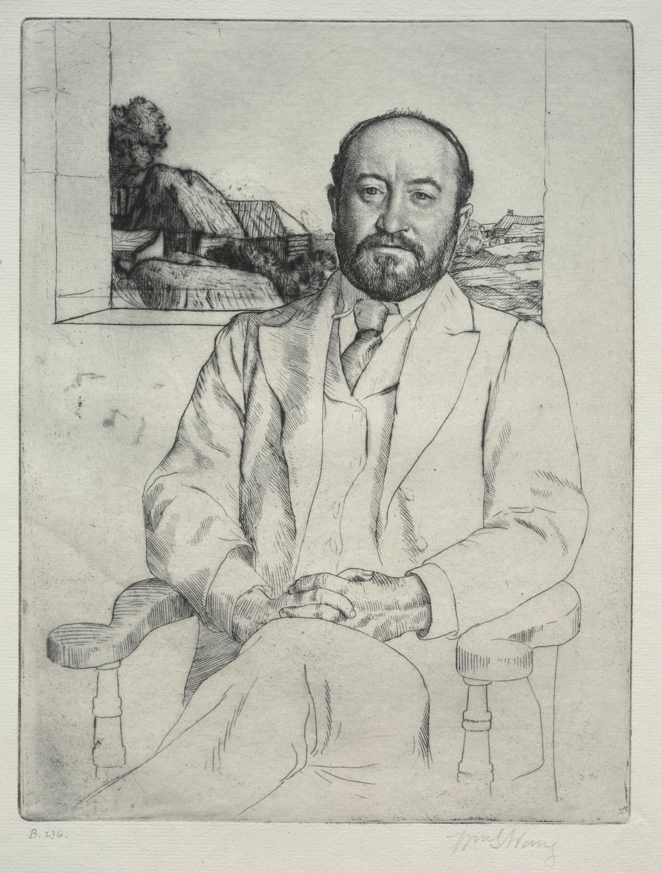 سي جيه نولز ، 1894. بواسطة وليام ستراند