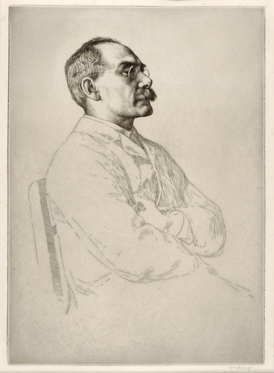 روديارد كيبلينغ (1865-1936) ، حانة. 1898 بواسطة وليام ستراند
