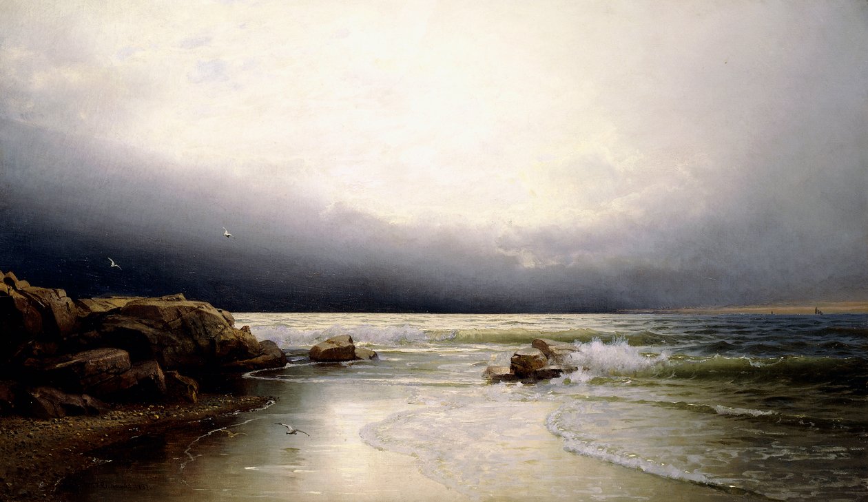 Lands End - ساحل نيو جيرسي ، 1887 بواسطة وليام تروست ريتشاردز