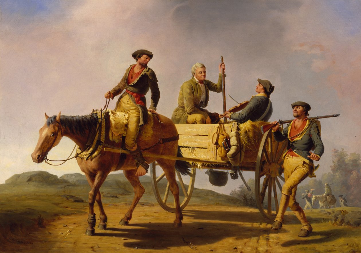 قدامى المحاربين عام 1776 العائدين من الحرب بواسطة وليام تيل راني