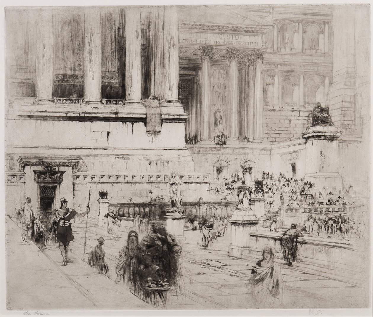 المنتدى (النقش و aquatint) بواسطة وليام والكوت