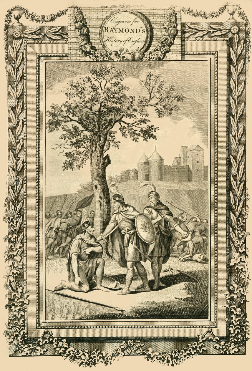 الملك أثينا ينقذ حياة والده ، إدوارد الأكبر ... ، c1786. بواسطة وليام ووكر