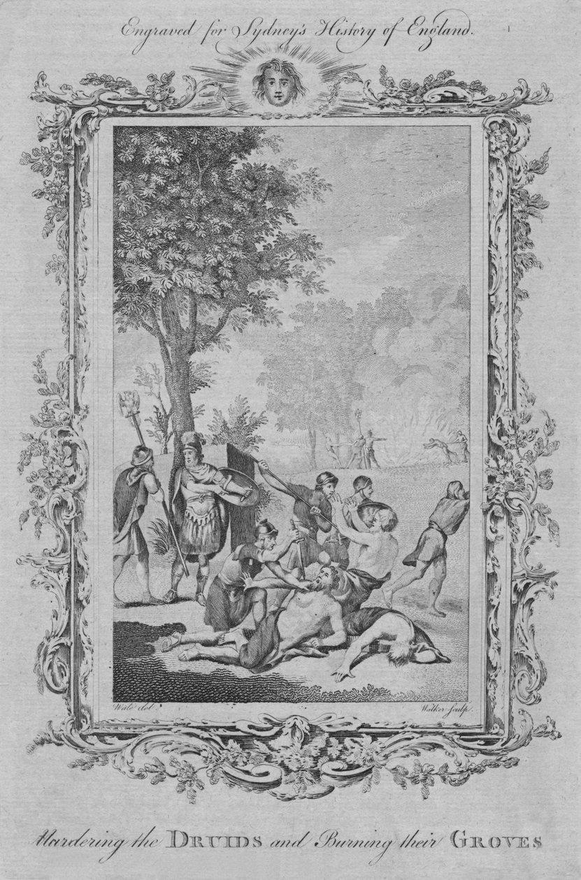 قتل الكهنة وحرق بساتينهم ، 1773. بواسطة وليام ووكر