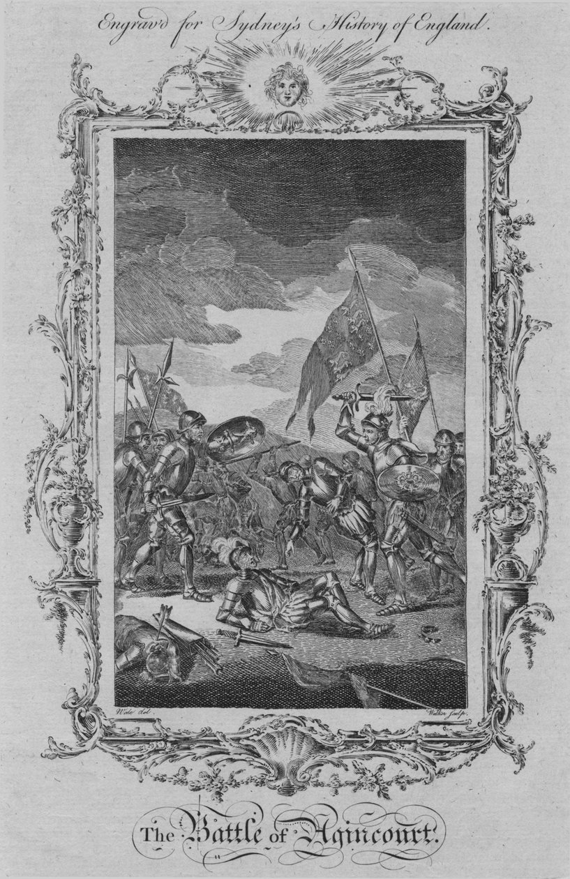 معركة أجينكورت ، 1773. بواسطة وليام ووكر