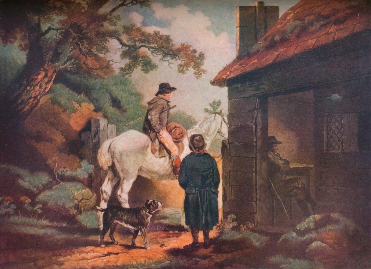 بوابة Turnpike ، c1805 بواسطة وليام وارد