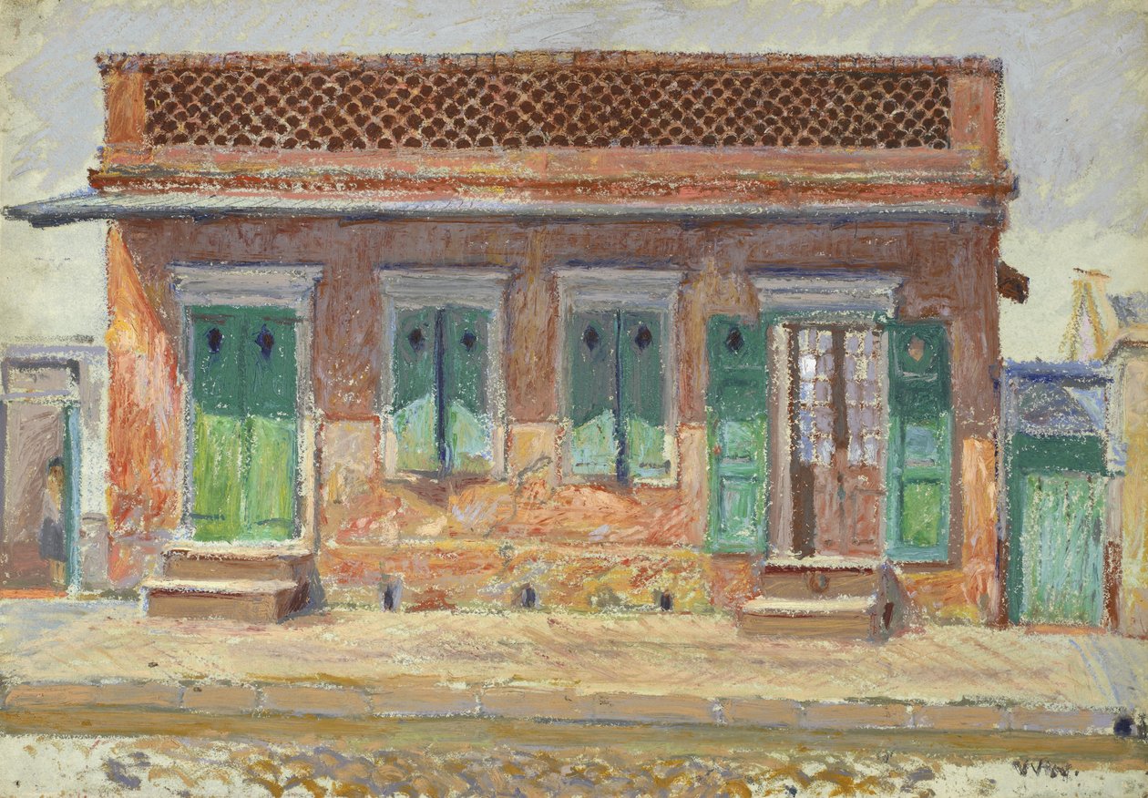 منزل في شارع دومين ، نيو أورليانز ، c.1904 بواسطة وليام وودوارد