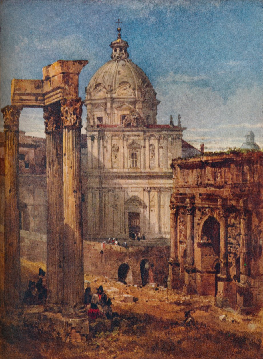 المشهد الروماني ، c1831 بواسطة وليام وايلد