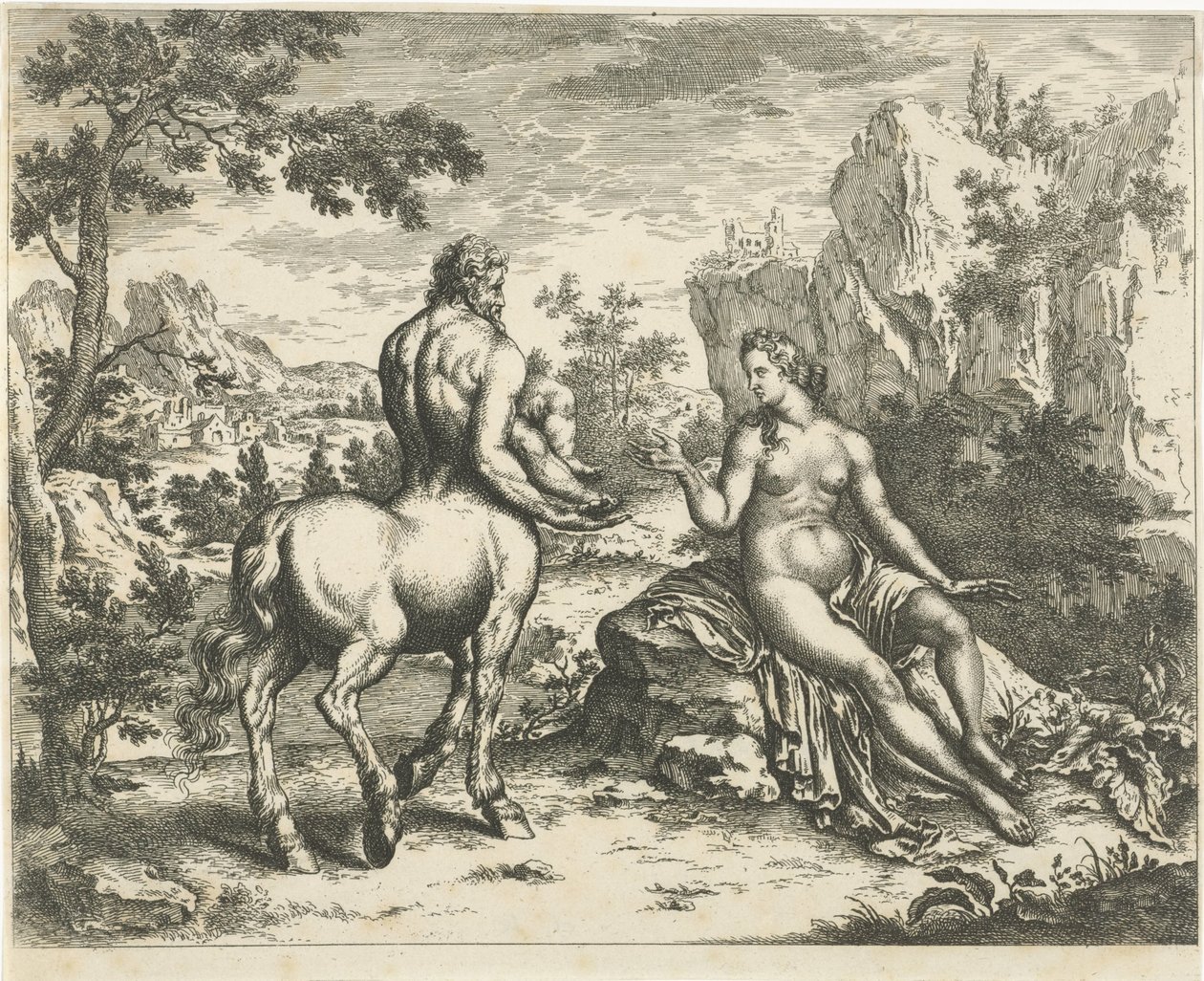 يتنبأ Ocyrhoe بمصير Chiron و Asclepius بواسطة وليام يونغ أوتلي