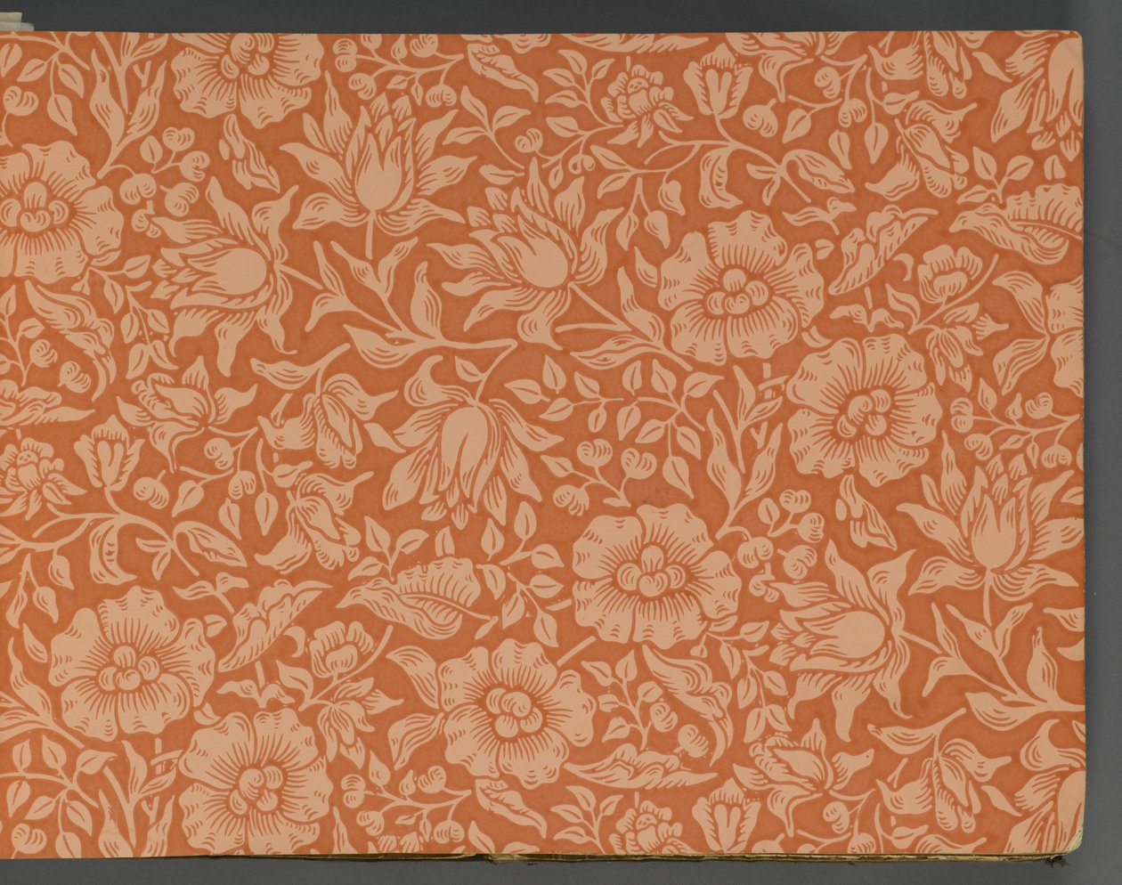 نموذج من كتاب ورق الحائط قبل عام 1917 (طباعة) بواسطة وليام وشركاه موريس